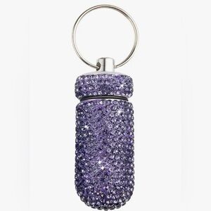 NEW Various Colors Bling Pill Container Portable and Waterproof